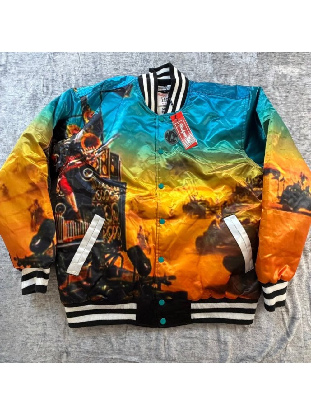 Headgear Classics Mad Max Fury Road Men's XL Multi-Color Satin Jacket